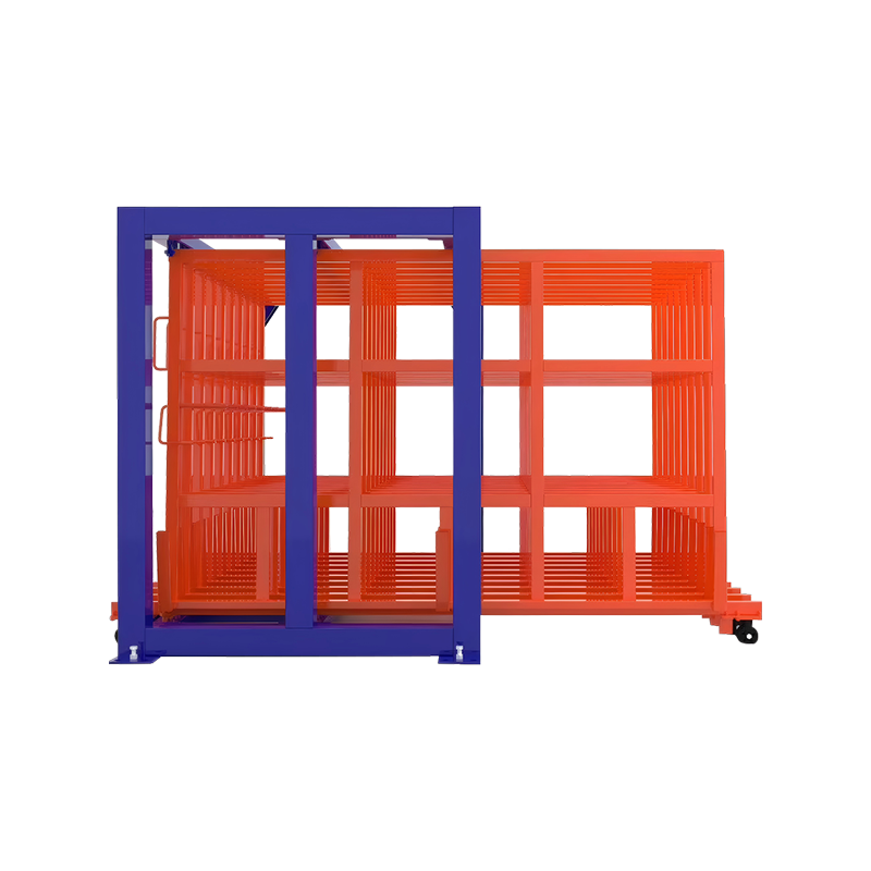 Forklift platform frame and vertical leftover material rack combination system - Another efficient solution for enhancing warehouse efficiency 