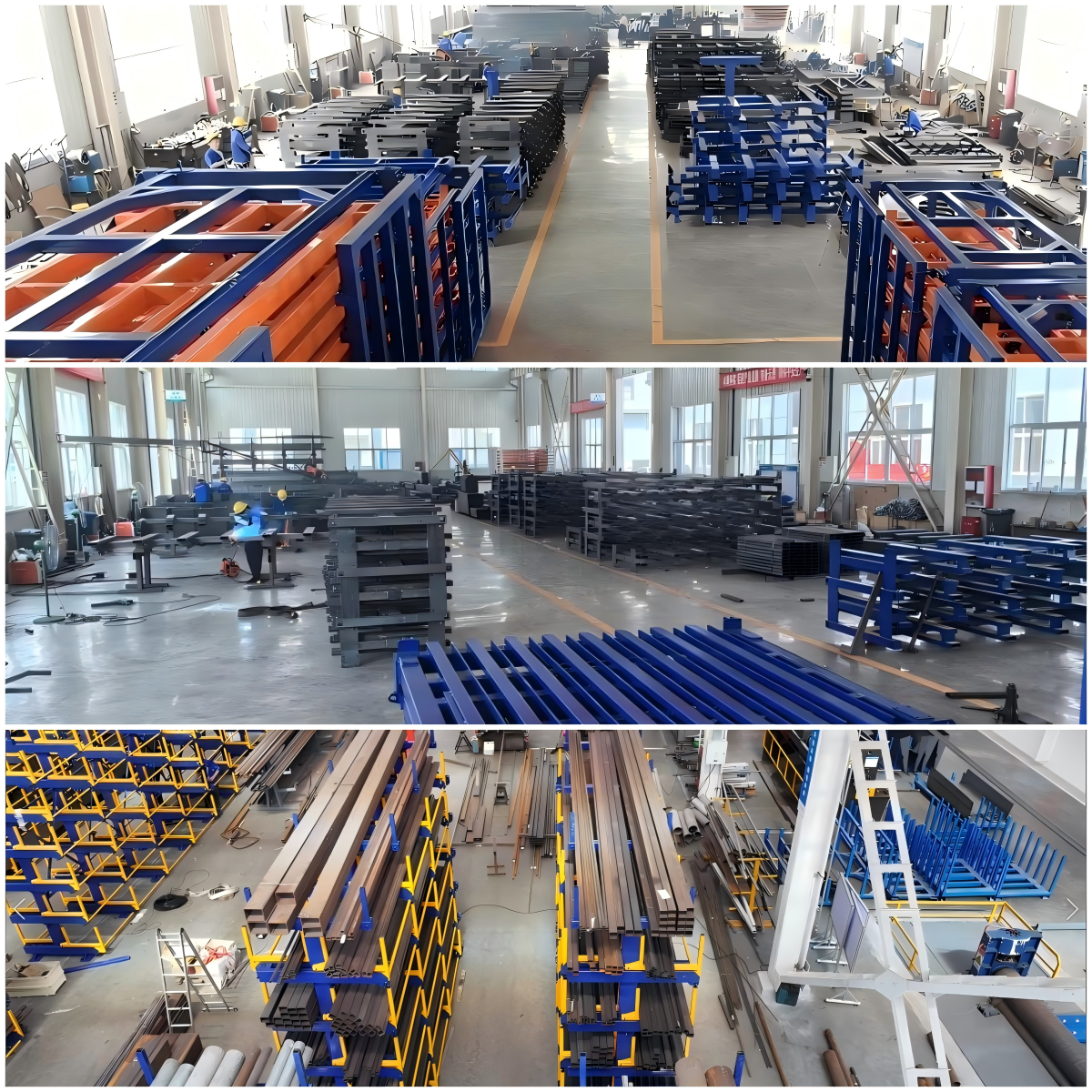 Heavy-Duty Sheet Metal Storage Racks