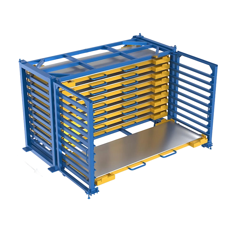 Heavy-Duty Sheet Metal Storage Racks Drawer-Style Material Storage Racks